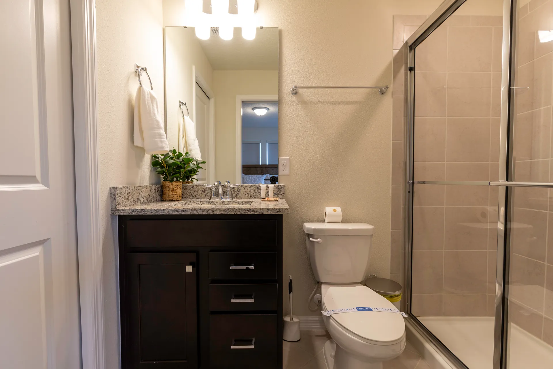 Bano Dormitorio Beige Vanidad