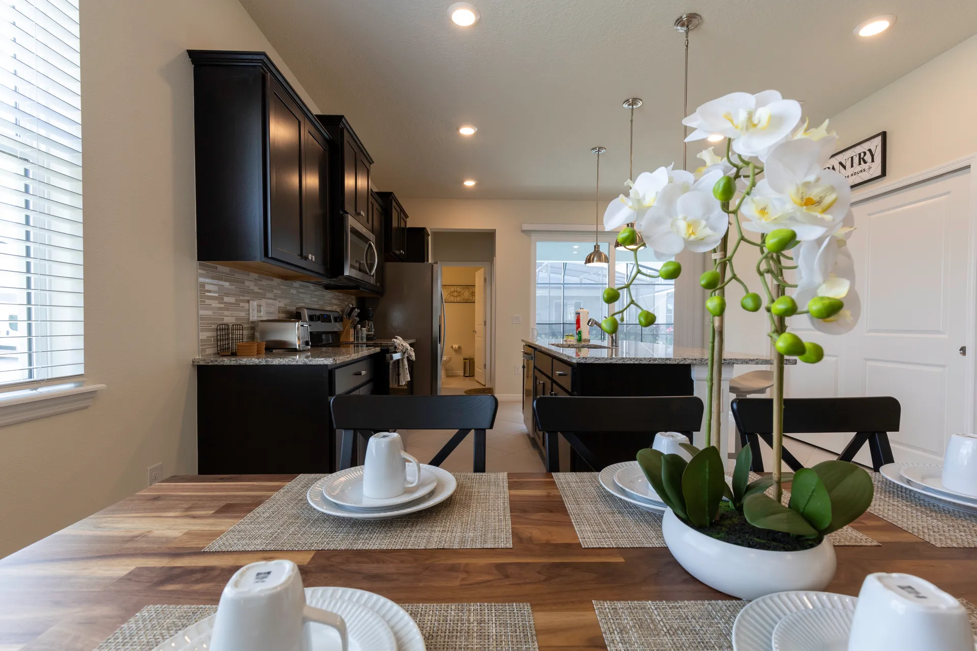 Comedor Cocina Orquideas