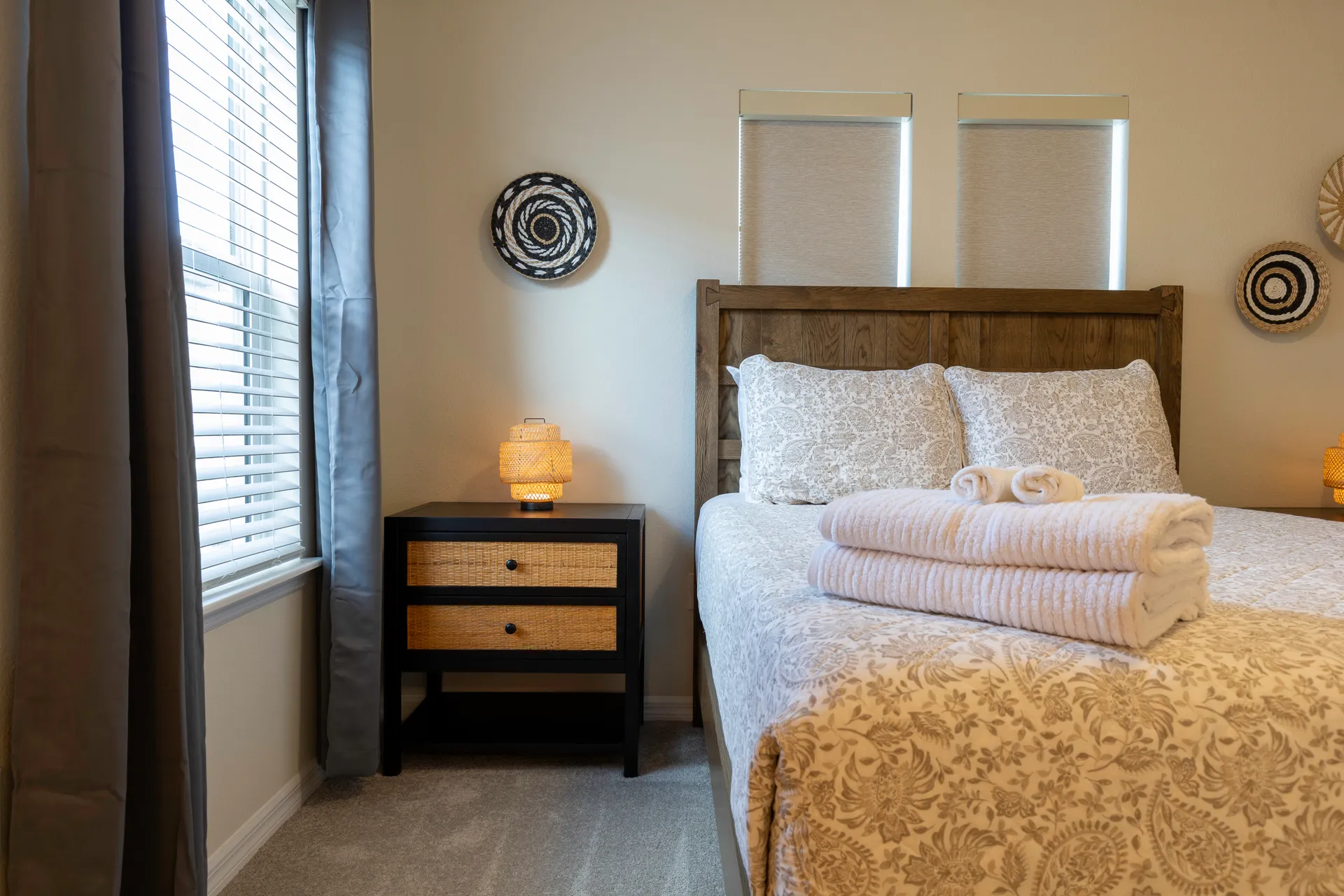 Dormitorio Beige Mesita Noche