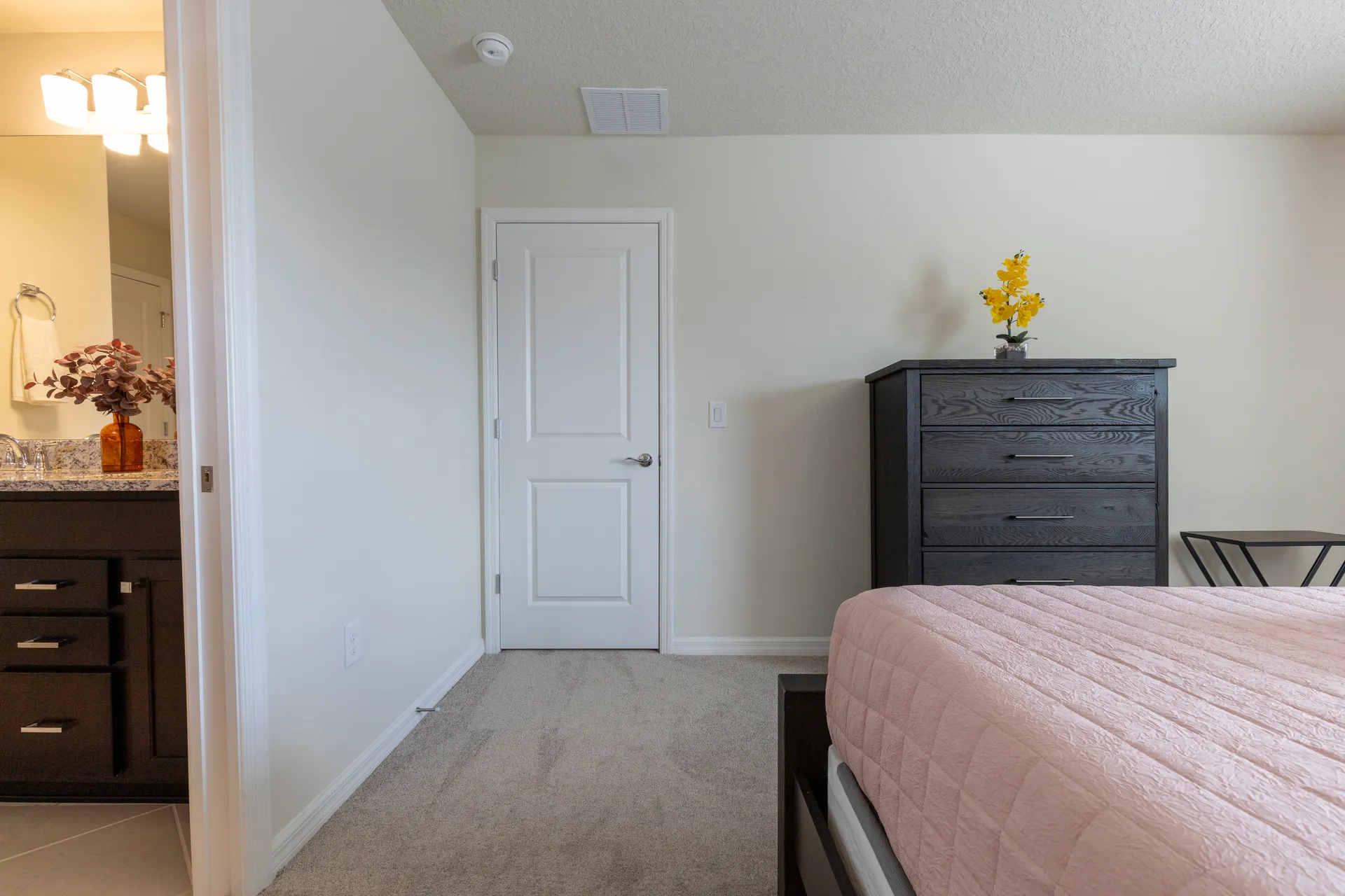 Dormitorio King Oscuro Bano