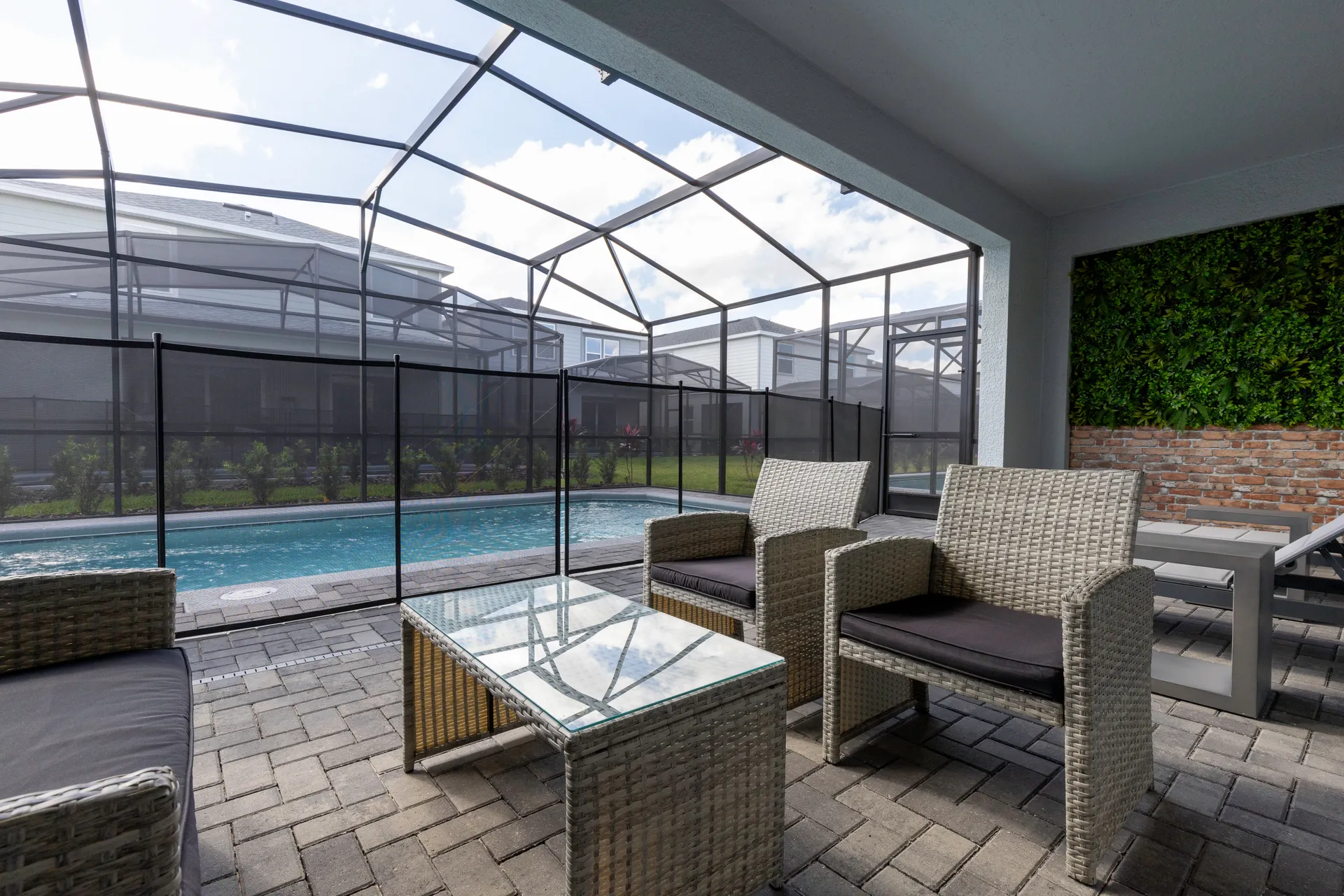 Terraza Muebles Vista Piscina